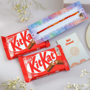 Read more about the article Bhai Dooj Thread with KitKat Chocolates