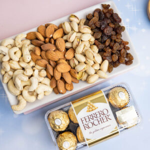 Read more about the article Mix Dry Fruits & Ferrero Rocher Hamper