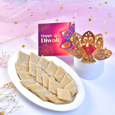 You are currently viewing Lotus Light Diwali Hamper – Rakhi.com