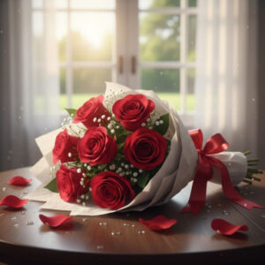 Read more about the article Eternal Red Roses Bouquet