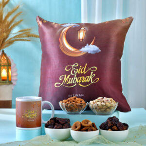 Read more about the article Personalized Ramadan Cushion and Mug with Chocolates