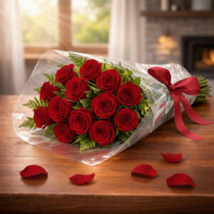 Read more about the article Buy 12 Red Roses Bouquet Online
