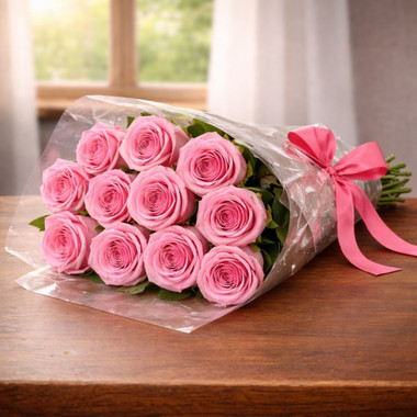 Read more about the article 12 Pink Roses Bouquet | Same Day Delivery Australia