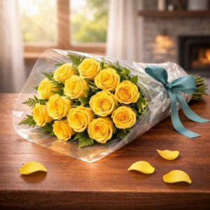 Read more about the article 12 Yellow Roses Bouquet | Same Day Delivery Australia