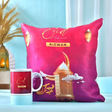 Read more about the article Personalized Eid Cushion and Mug