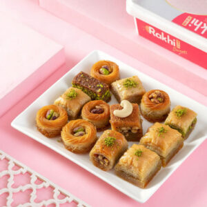 Read more about the article Buy Cashew Pistachio Mix Baklava 400gm Online
