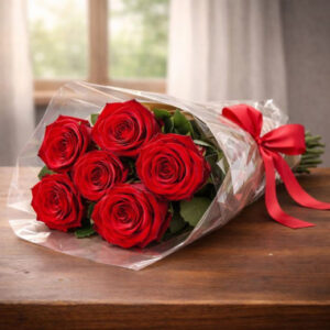 Read more about the article Six Red Roses Bouquet – Rakhi.com