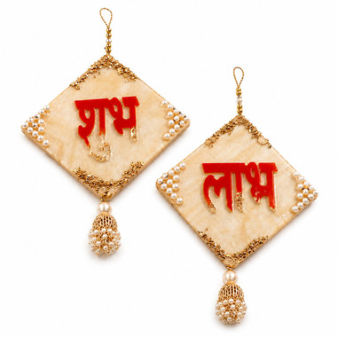 You are currently viewing Shubh Labh Resin Wall Hanging Set for Home Entrance & Diwali Décor