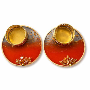 Read more about the article Handcrafted Resin Diya Set of 2 for Diwali & Home Décor