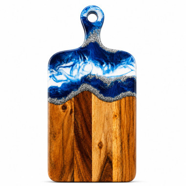 You are currently viewing Handcrafted Ocean Resin Wooden Serving & Cheese Board