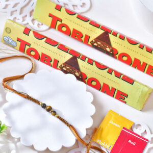 Read more about the article Classic Beads Rakhi Combo with Toblerone Chocolates