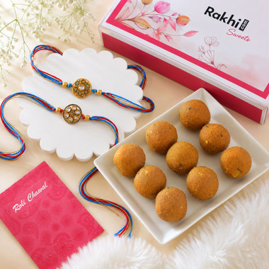 You are currently viewing Buy Two Fancy Rakhi Set Online To NewZealand
