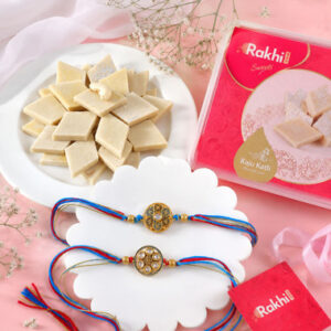 Read more about the article Set of Rakhi With Kaju Katli