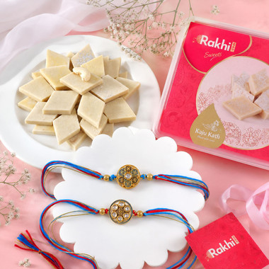You are currently viewing Set of Rakhi With Kaju Katli