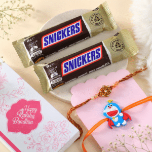 Read more about the article Bhai Rakhi & Doraemon Kids Rakhi Set with Snickers