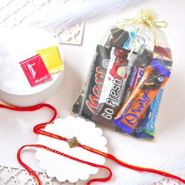 Read more about the article Traditional Rakhi with Assorted Chocolate Gift Pack
