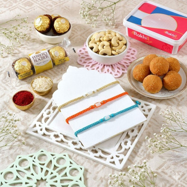 You are currently viewing Buy Set Of 3 Punjabi Style Rakhi Online To NewZealand