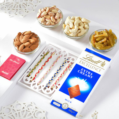 Read more about the article Five Hand Crafted Rakshabandhan Dori| Rakhi To USA