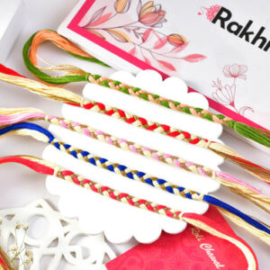 Read more about the article Five Hand Crafted Rakshabandhan Dori| Rakhi To USA