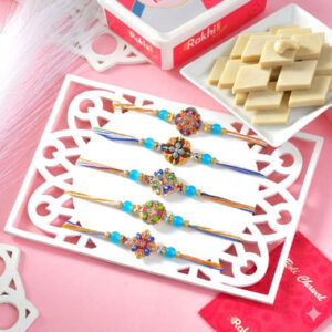 Read more about the article Five Hand Crafted Rakshabandhan Dori| Rakhi To USA