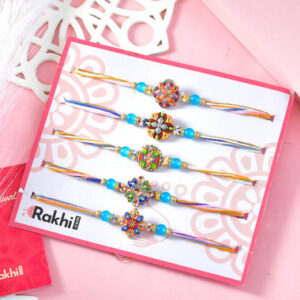 Read more about the article Five Hand Crafted Rakshabandhan Dori| Rakhi To USA