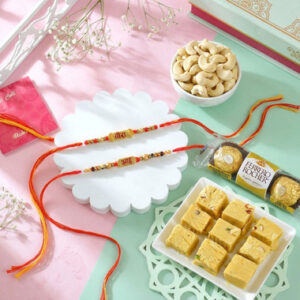 Read more about the article Set of Vira & Bhai Rakhi Gourmet Hamper