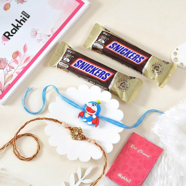 Read more about the article Beautiful Bhai Bhatija Rakhi Set|Rakhi To USA