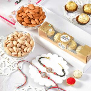 Read more about the article Beautiful Bhai Bhatija Rakhi Set|Rakhi To USA