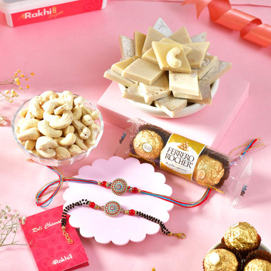 Read more about the article Beautiful Bhai Bhatija Rakhi Set|Rakhi To USA
