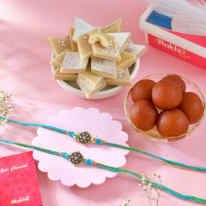 Read more about the article Premium Two Family Rakhi Dry Fruit Hamper |Rakhi To USA