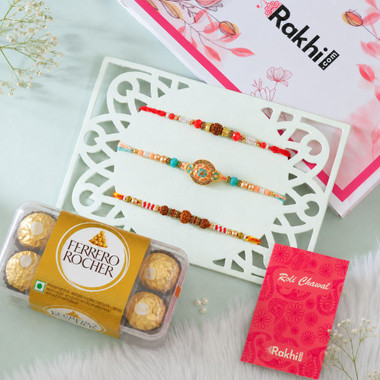 You are currently viewing Buy 3 Designer Rakhi Hamper Online To NewZealand
