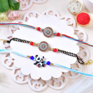 Read more about the article Buy 3 Ethnic Rakhi Set Online To Australia