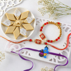 Read more about the article Divine Rakhi & Kaju Katli Delight Combo